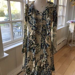 Poesia girls flowered dress